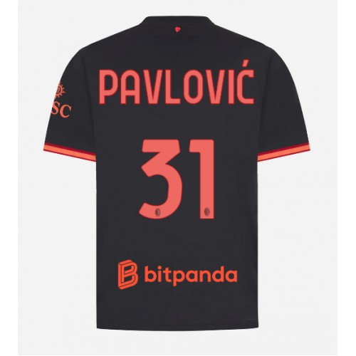AC Milan Strahinja Pavlovic #31 Kolmaspaita 2026-27 Lyhythihainen